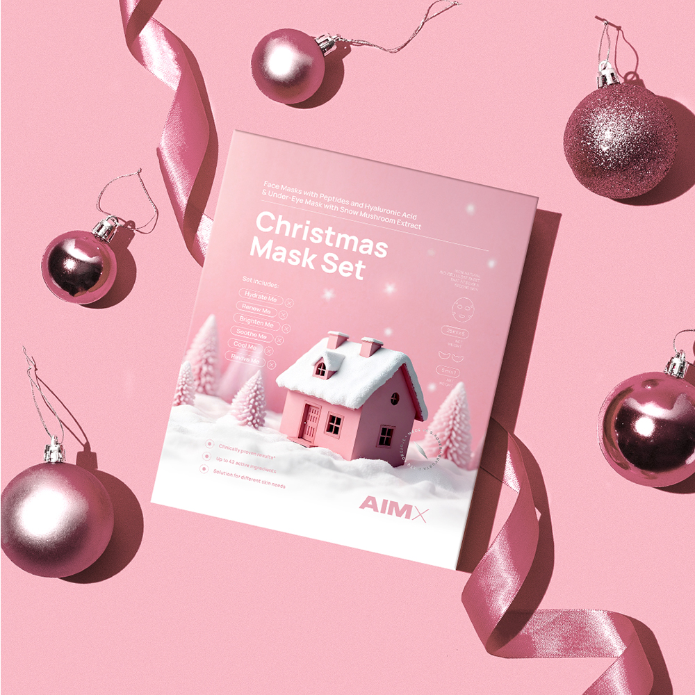 Aimx Christmas Mask Set - 6 pack sheet masks - de Beautyfabriek