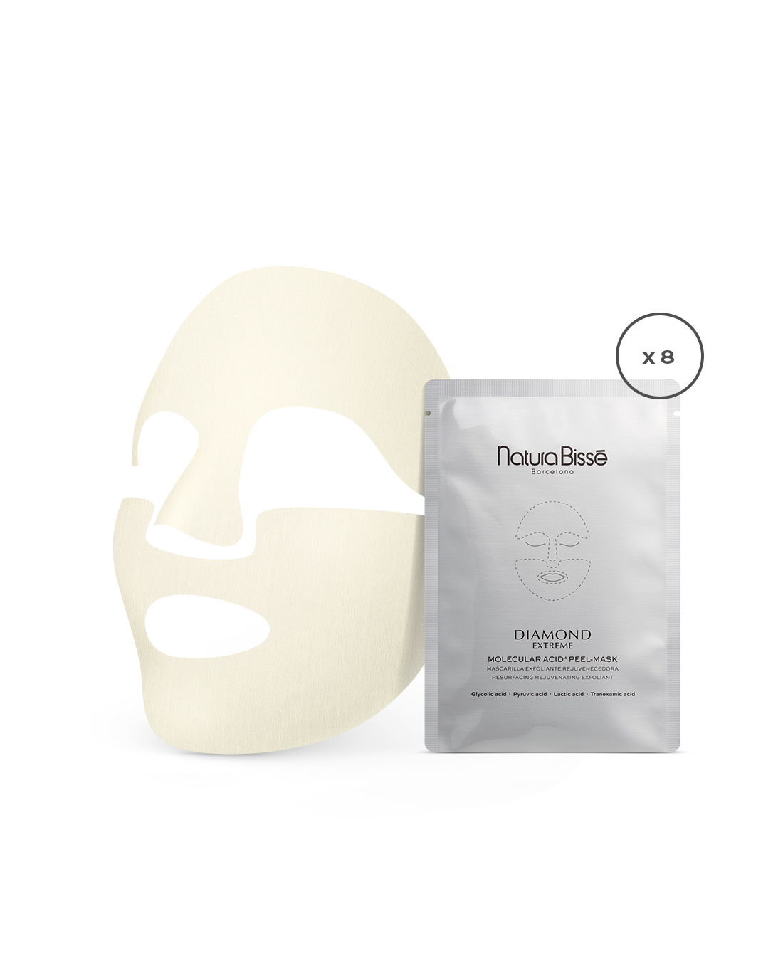 Natura Bissé Diamond Molecular Acid4 Peel-Mask – 1 Sheetmasker
